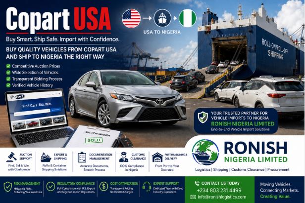 Copart USA - Ronish Nigeria Limited