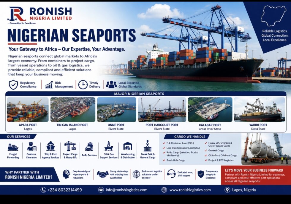 Nigerian Seaports - Ronish Nigeria Limited